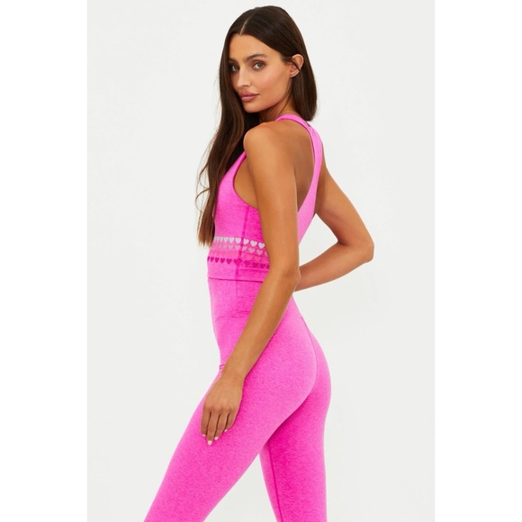 Beach Riot Yara Top Electric Pink Soft Serve - Picture 2 of 4